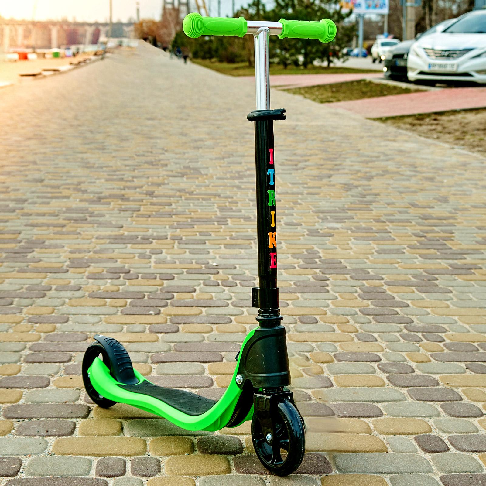 Самокат детский двухколесный iTrike Maxi 2596 Зеленый