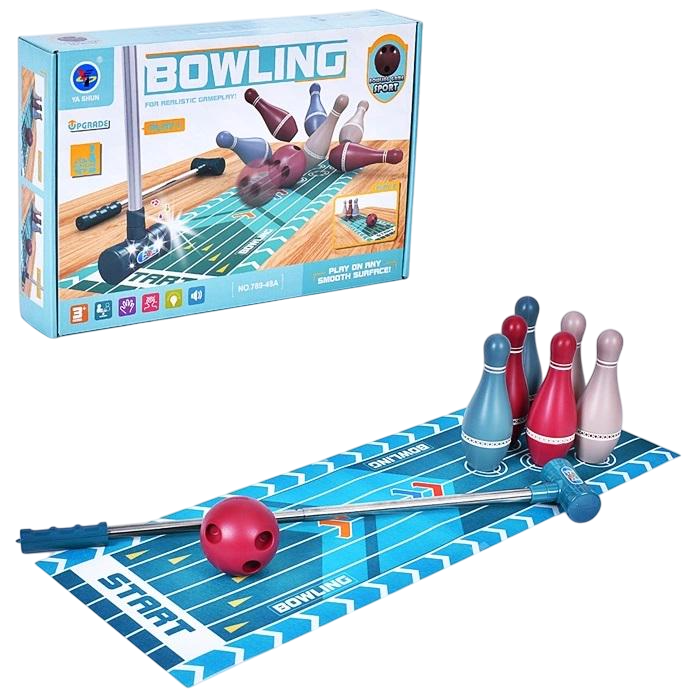 Игровой набор для боулинга Luna Toys 5х20 см (MR1425)