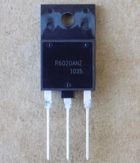 Транзистор R6020ANZ/TO-3PF (50871)