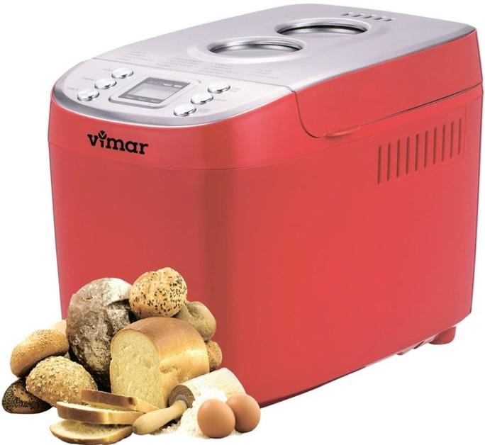 Хлібопічка VIMAR VBM 736 1500 г 850 Вт 15 програм Червоний (3773) - фото 5