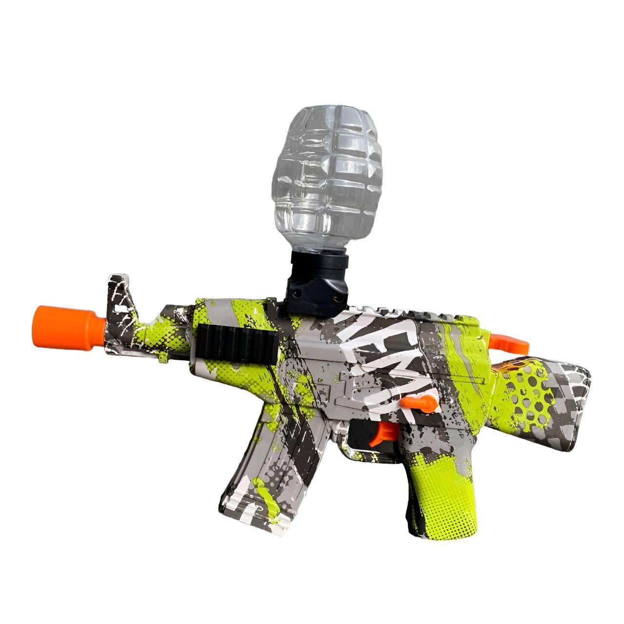 Автомат игрушечный стреляет орбизами USB-кабель/защитные очки 7,4 V Зеленый Автомат игрушечный стреляет орбизами USB-кабель/защитные очки 7,4 V Зеленый