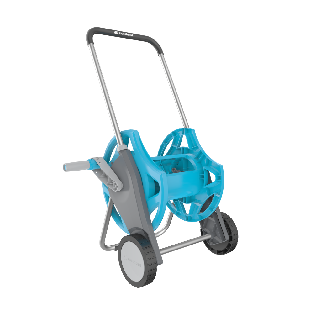 Тележка для шланга Cellfast DISCOVER TSV 60 м 1/2" прочная/износостойкая/для ежедневного полива