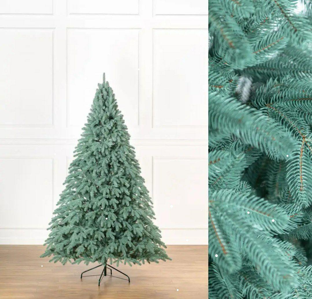 Штучна ялинка Лапландська лита з металевою підставкою 2,30 м Блакитний (NYT15114) - фото 9 Штучна ялинка Лапландська лита з металевою підставкою 2,30 м Блакитний (NYT15114) - фото 9