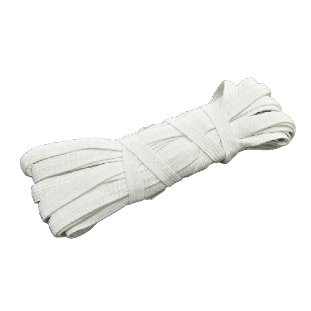 Гумка для білизни 8 мм 10 м Білий