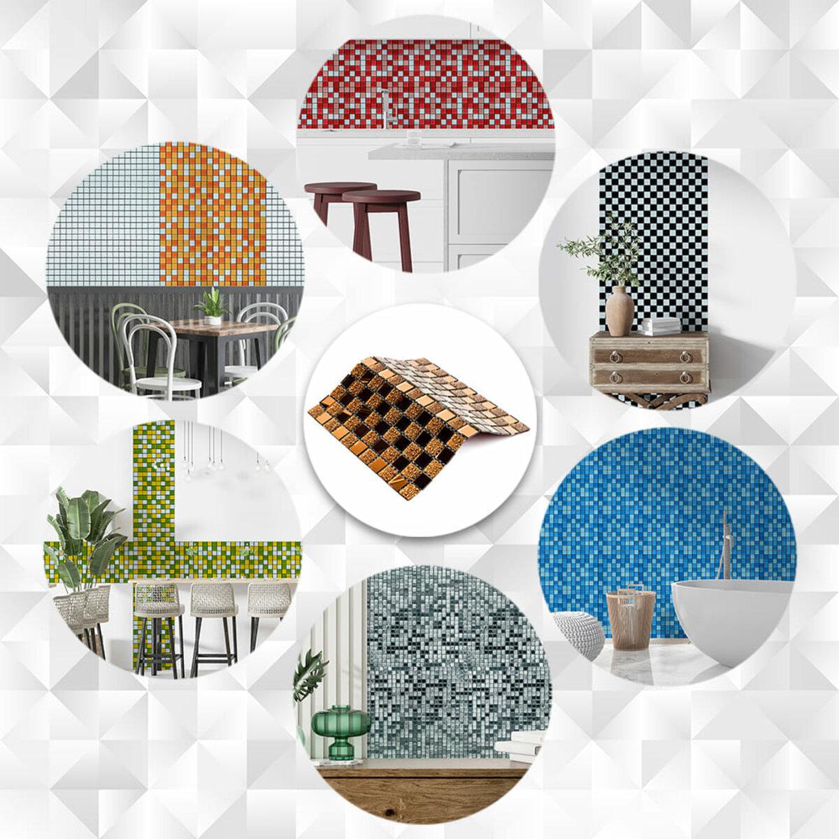 Мозаїка з декоративного скла 298х298х4,5 мм (3DPanda-2360) - фото 6