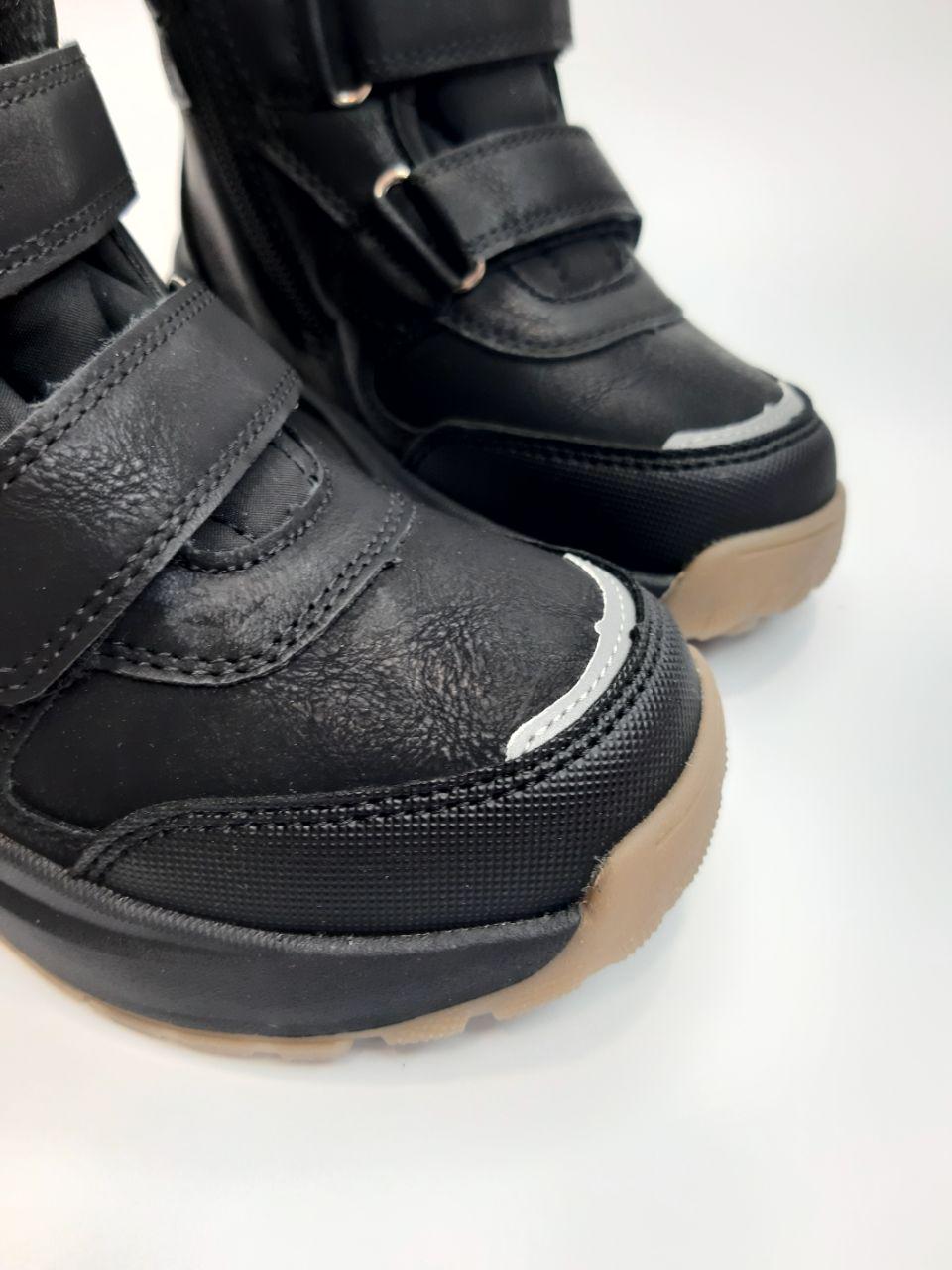 Черевики зимові Clibee для хлопчика р. 32 21,1 см Чорний (607 bl-orange) - фото 4