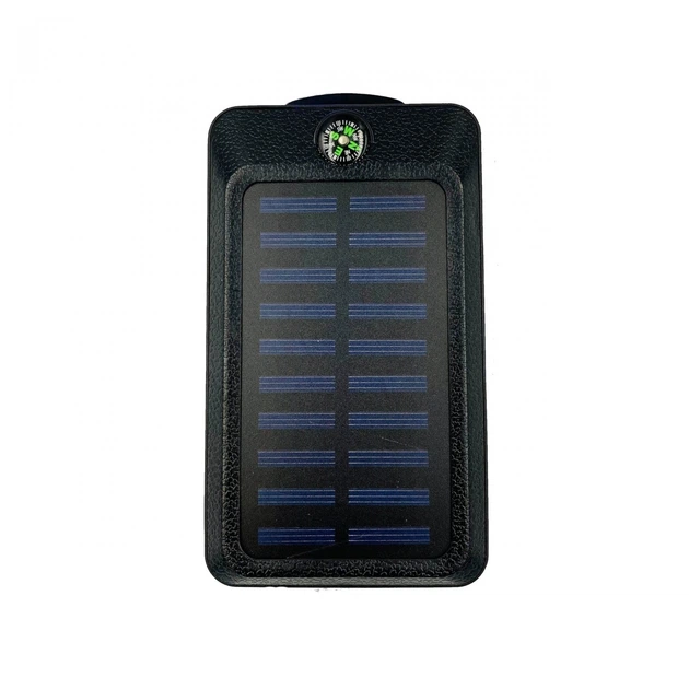 Повербанк Solar светодиодный фонарь/2 выхода USB 30000 мАч Черный (2479517766)