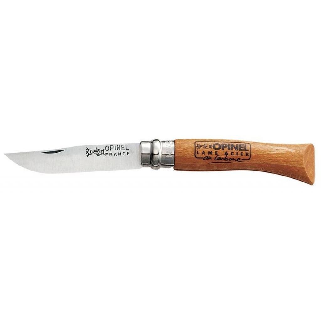 Нож охотничий Opinel №7 Carbone VRN без упаковки (113070) - фото 1 Нож охотничий Opinel №7 Carbone VRN без упаковки (113070) - фото 1