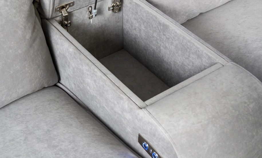 Диван кутовий Денвер лівий з електричним реклайнером і консоллю (2147484393) - фото 6