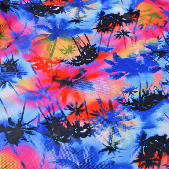 Ткань бифлекс набивнвя IDEIA Гаваи 1,5 м (2200004172033)