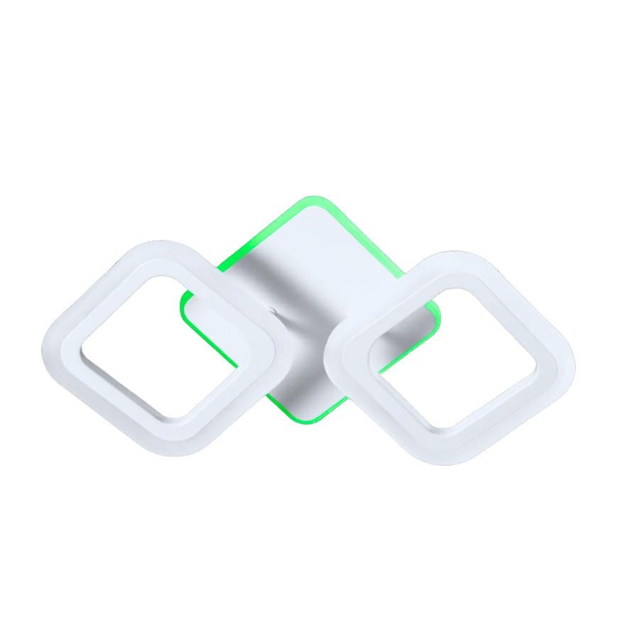 Люстра LED Svet SY-5330/2WH-RGB з пультом 28W+24W Білий (25153291)