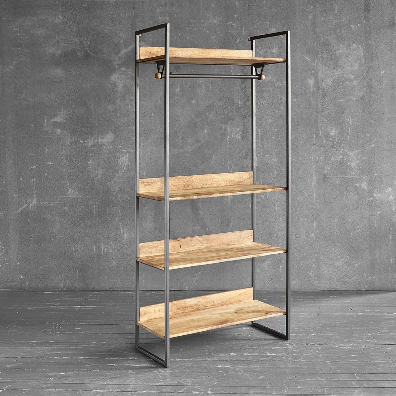 Стеллаж EcoLoft IN-2842 в стиле лофт 90х36х199 см (28768737)