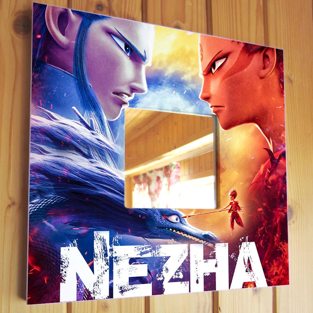 Зеркало декоративное Мультфильм ''Нэчжа'' 260х260 мм (M04590)