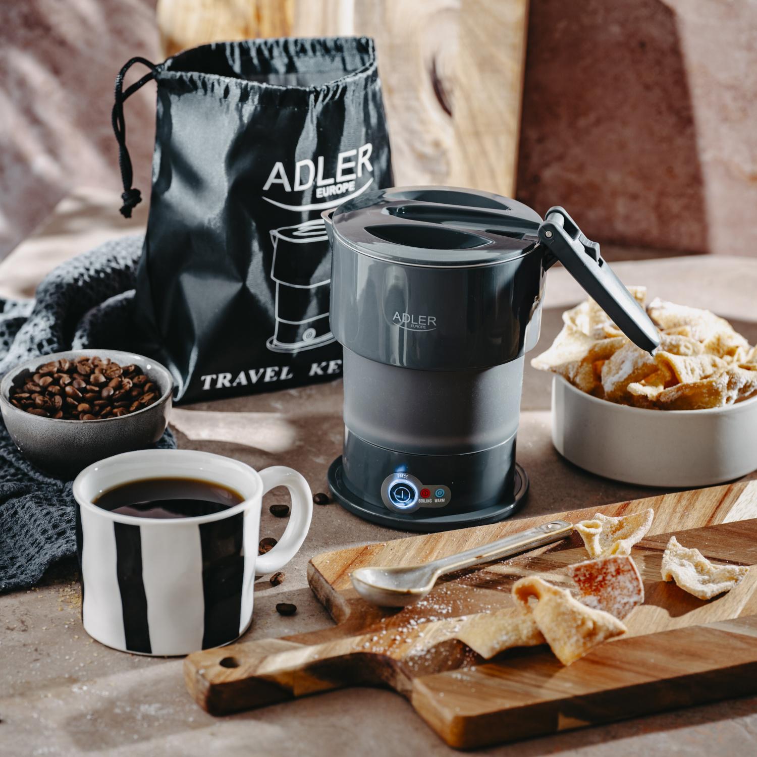 Электрочайник дорожный Adler AD 1377 складной силикон 600 Вт 0,6 л (620038) - фото 10 Электрочайник дорожный Adler AD 1377 складной силикон 600 Вт 0,6 л (620038) - фото 10