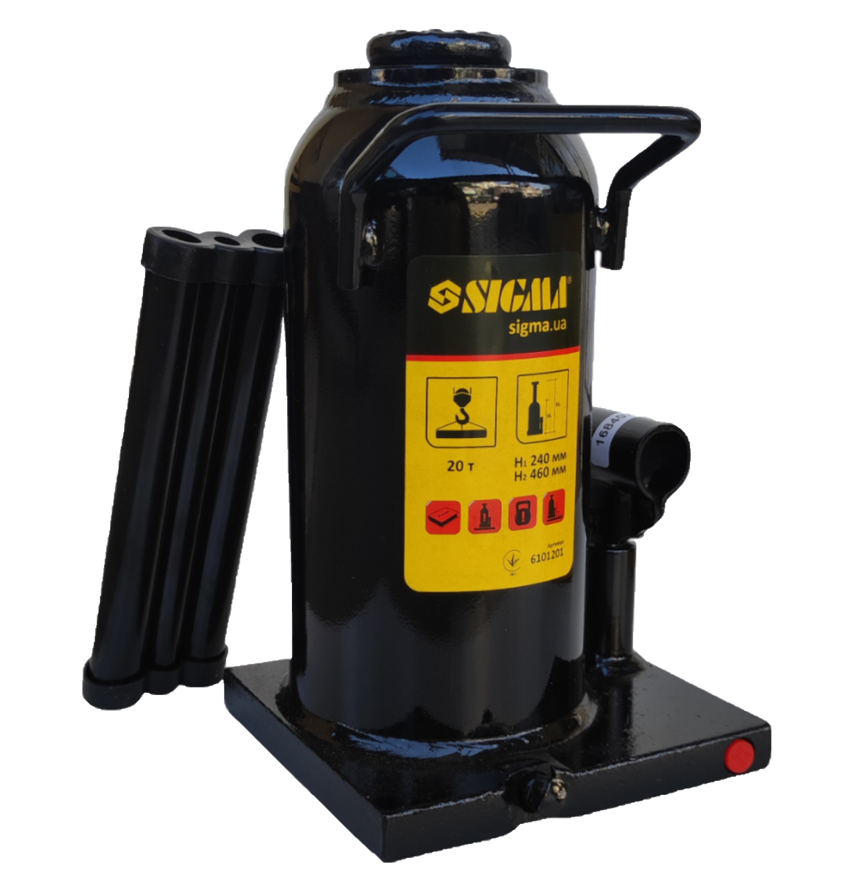 Домкрат гидравлический Sigma 20 т 242-452 мм (6101201)