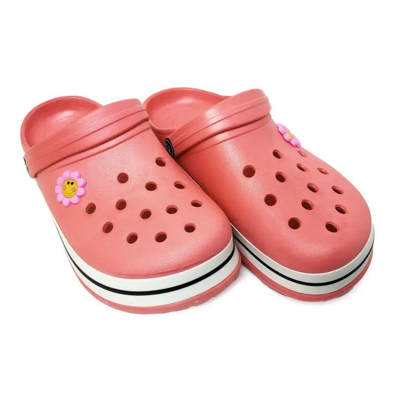 Сабо детские luck Line для девочки закрытый носок 20,5 см р. 32/33 Коралловый  (3002-311-3233)