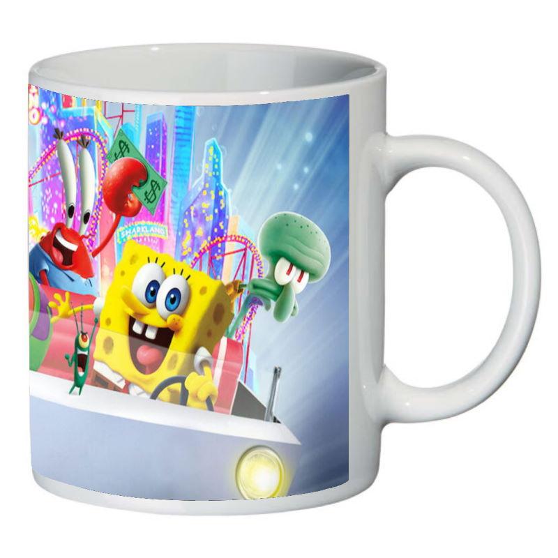 Кружка с принтом SuperCup Губка Боб квадратные штаны (SC-SB-0014)