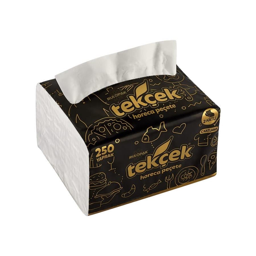 Салфетки Rulopak в пачках 2 слойные 250 листов 11,6х18,5 см Белый