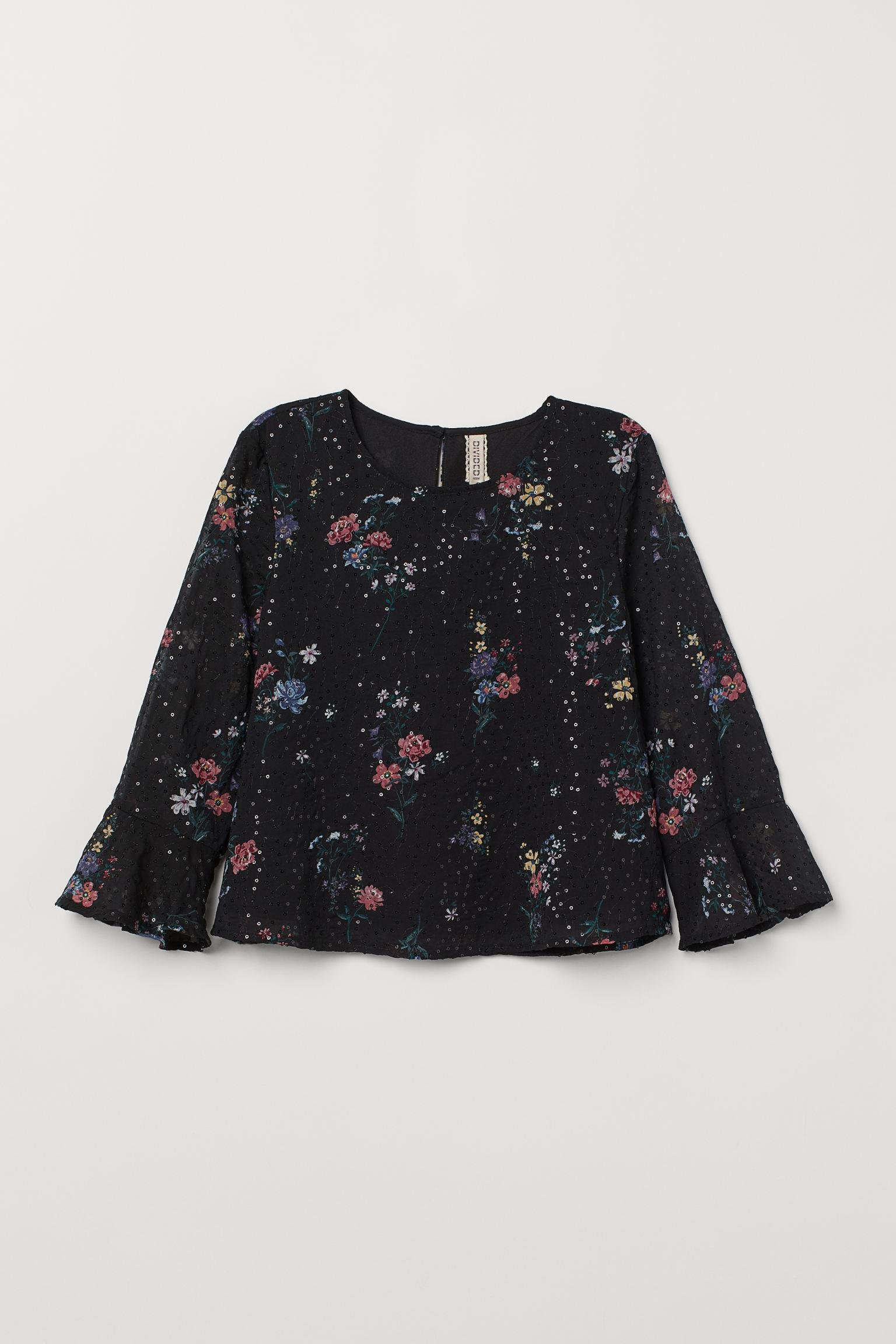 Блуза з паєтками р. 34 Чорний (7127348dlog)