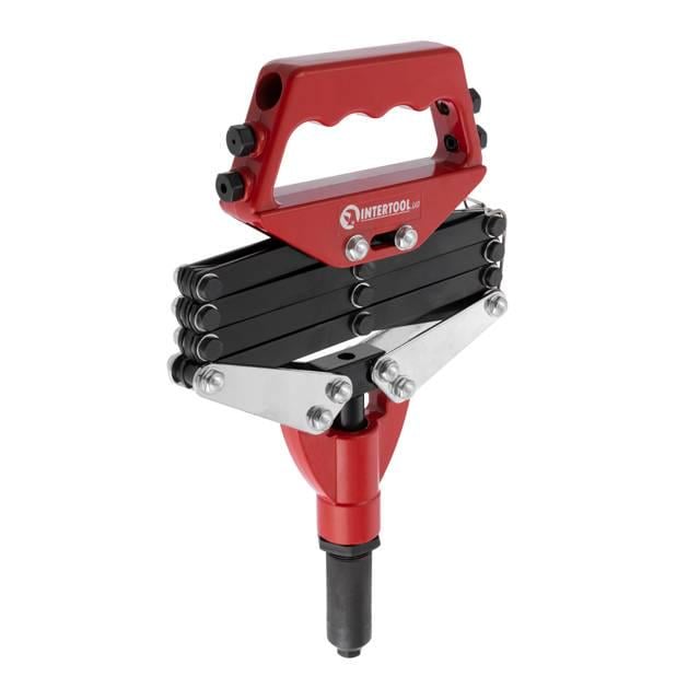 Пістолет заклепувальний Intertool RT-0007 з важільним механізмом 800 мм 2,8/3,2/4/4,8 мм (10187744)