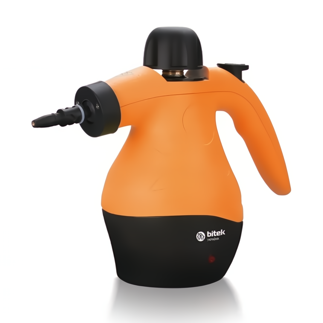 Пароочиститель универсальный Steam Cleaner ручной для уборки дома Оранжевый