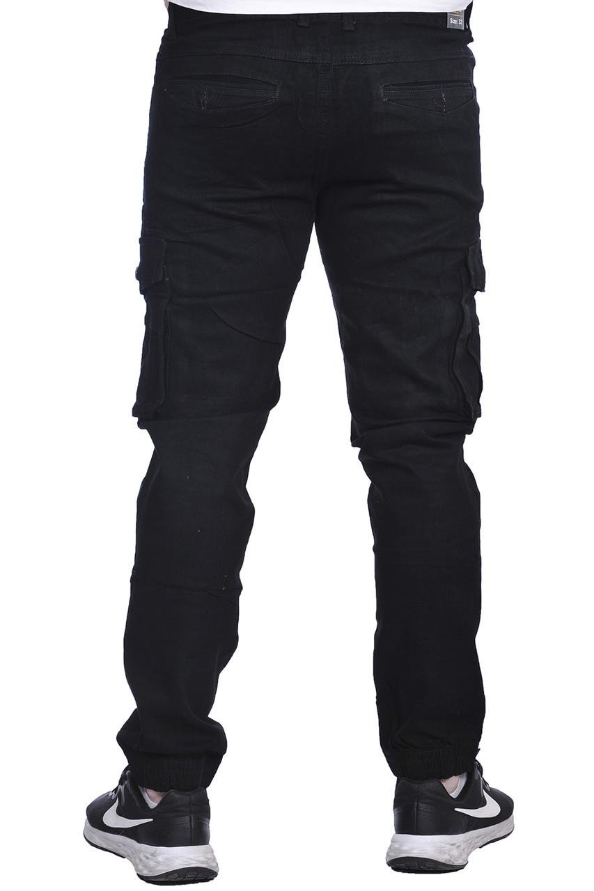 Джинси чоловічі Awivgos 24-711-2 р. 36 Чорний - фото 3