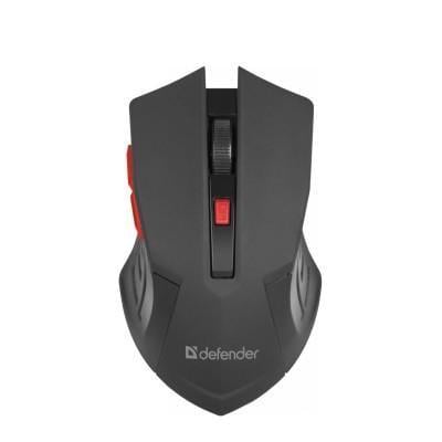 Компьютерная мышка беспроводная Defender Accura MM-275 6 кнопок до 1600 dpi Красный (36261139)