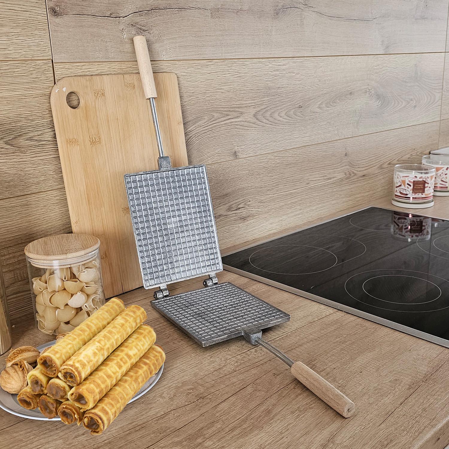 Форма для випікання вафель та вафельних трубочок (22338173) - фото 14 Форма для випікання вафель та вафельних трубочок (22338173) - фото 14