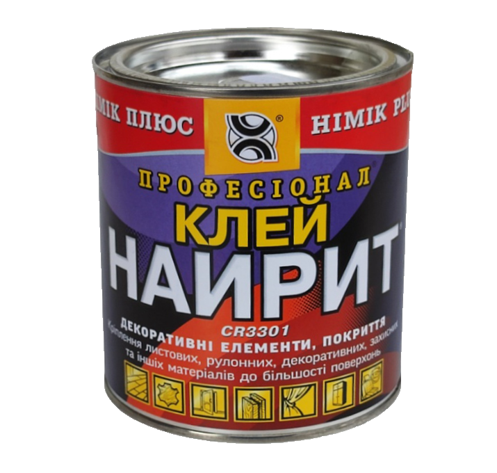 Клей Хімік-Плюс Наирит 600 г 800 мл ж/б (41445) Клей Хімік-Плюс Наирит 600 г 800 мл ж/б (41445)