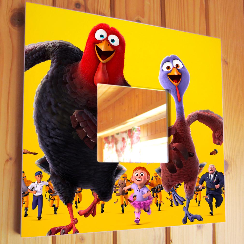 Зеркало декоративное с героями мультфильма Коко 260х260 мм (M03850)