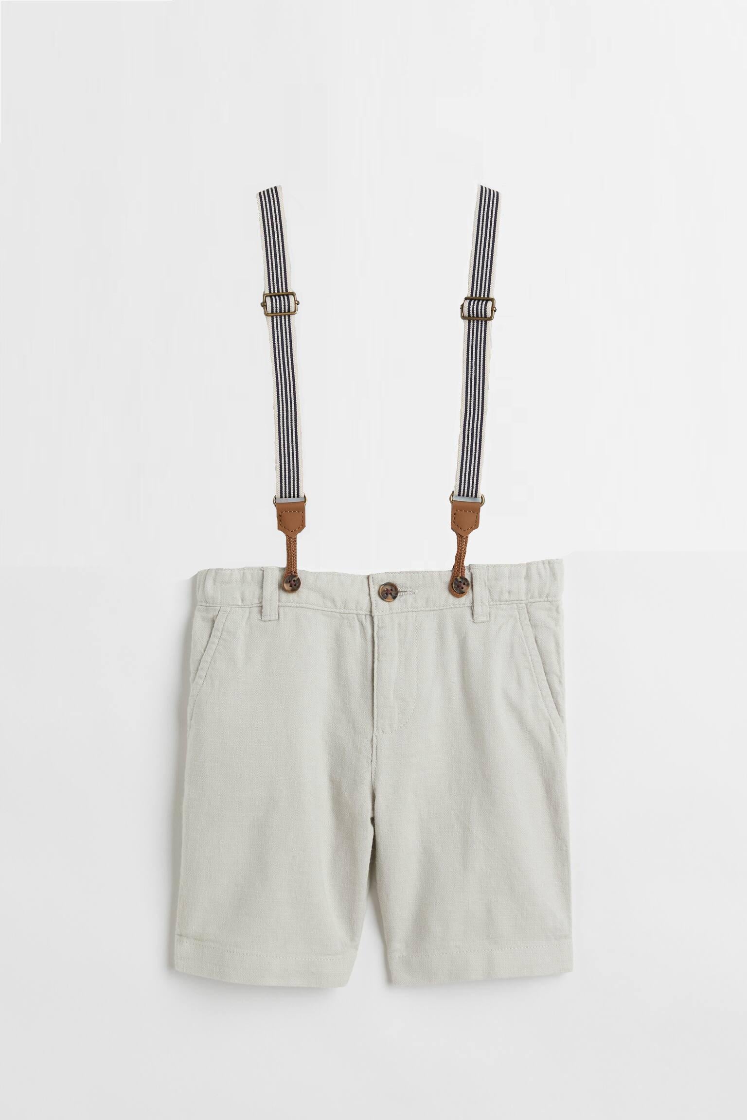 Шорти з підтяжками H&M 110 см Фісташковий(A240910547712)