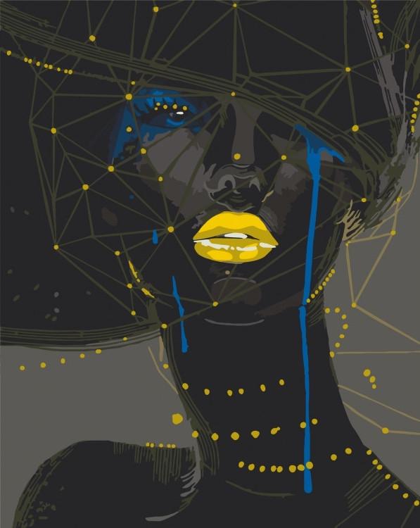 Картина по номерам ART CRAFT Девушка с геометрией 40х50 см