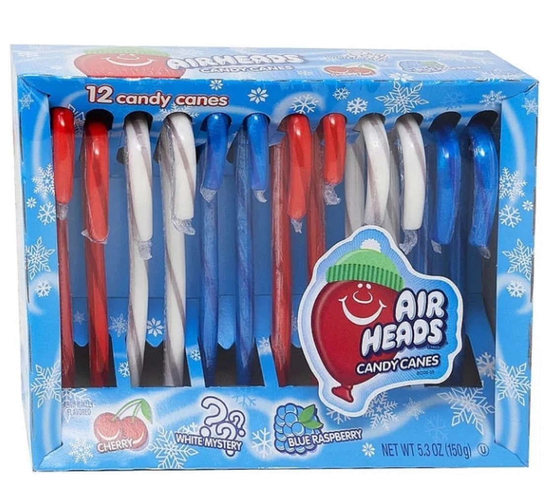 Льодяники-тростини Airheads Candy Canes 150 г (2828770664)