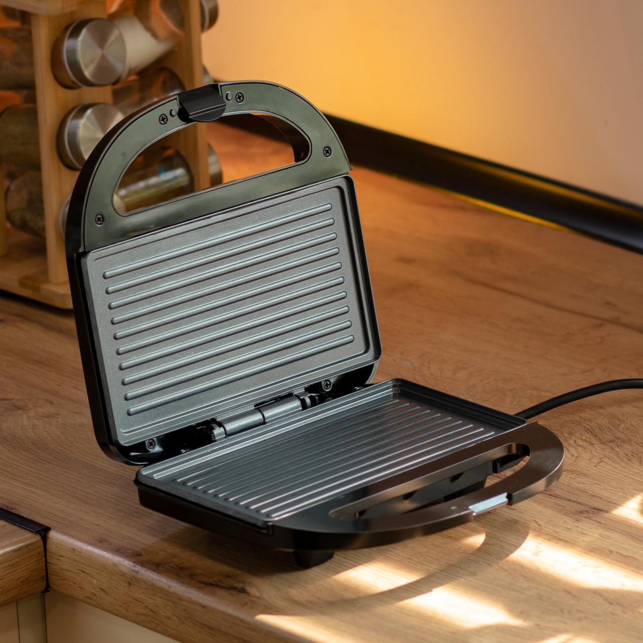 Электрогриль прижимной Sokany SK-08075 с антипригарным покрытием 750 Вт (7397) - фото 8 Электрогриль прижимной Sokany SK-08075 с антипригарным покрытием 750 Вт (7397) - фото 8