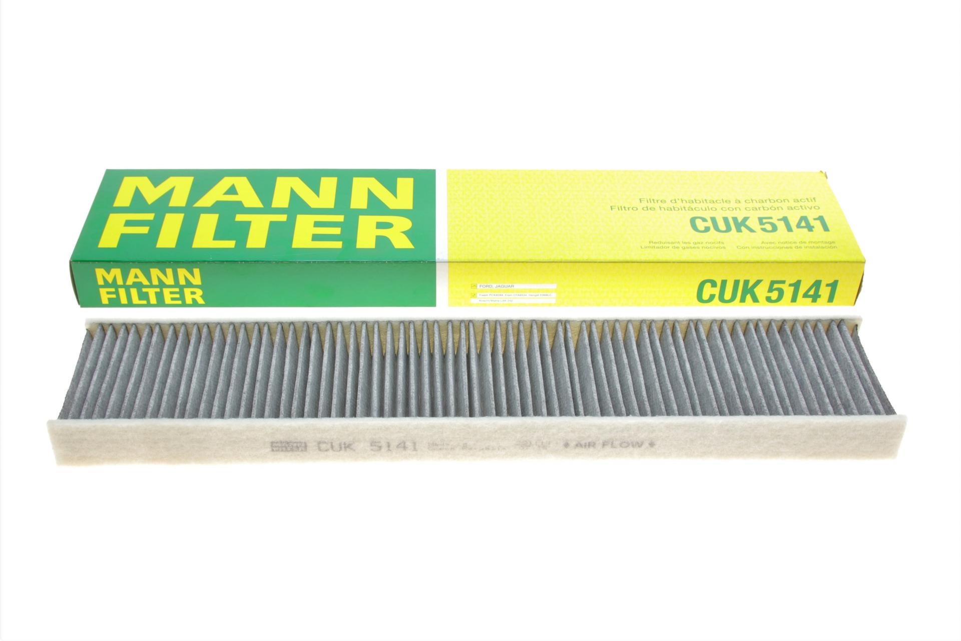 Фільтр салону Mann-Filter для Ford Mondeo III 00-07 вугільний (CUK 5141)