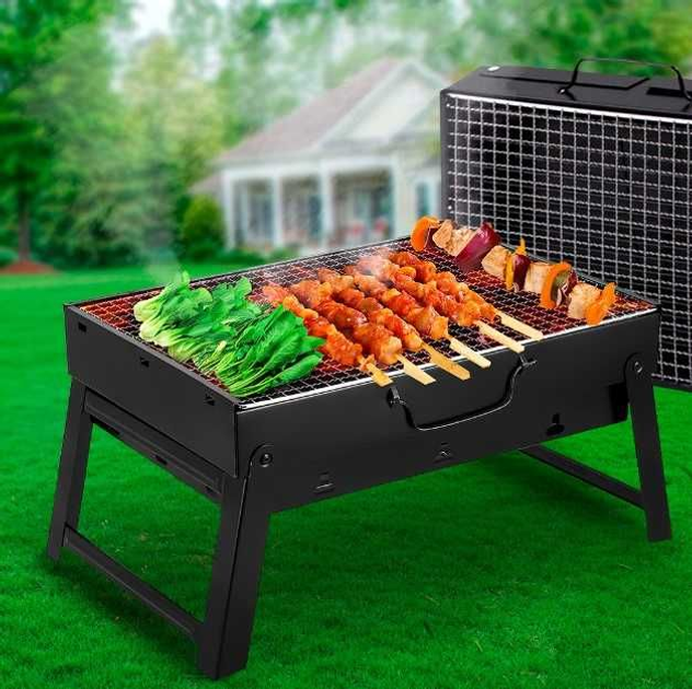 Гриль портативний Grill Portable складаний барбекю - фото 6