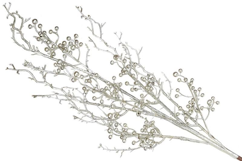 Декорация новогодняя Ветка с ягодами 901075 78 см (100661)