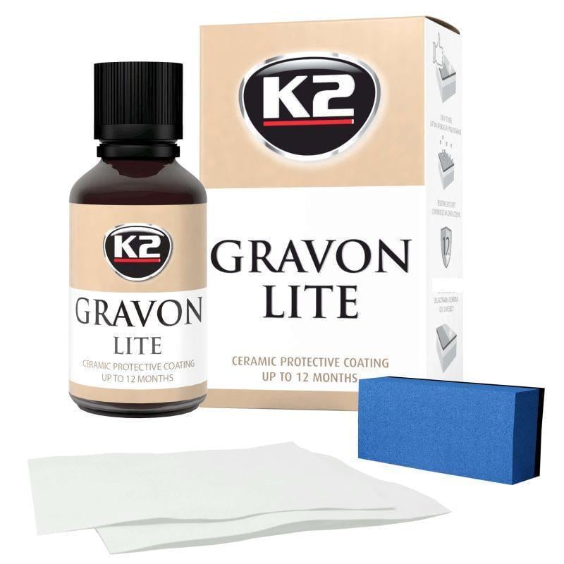 Керамическое покрытие K2 Gravon Lite с аппликатором 50 мл (G033)