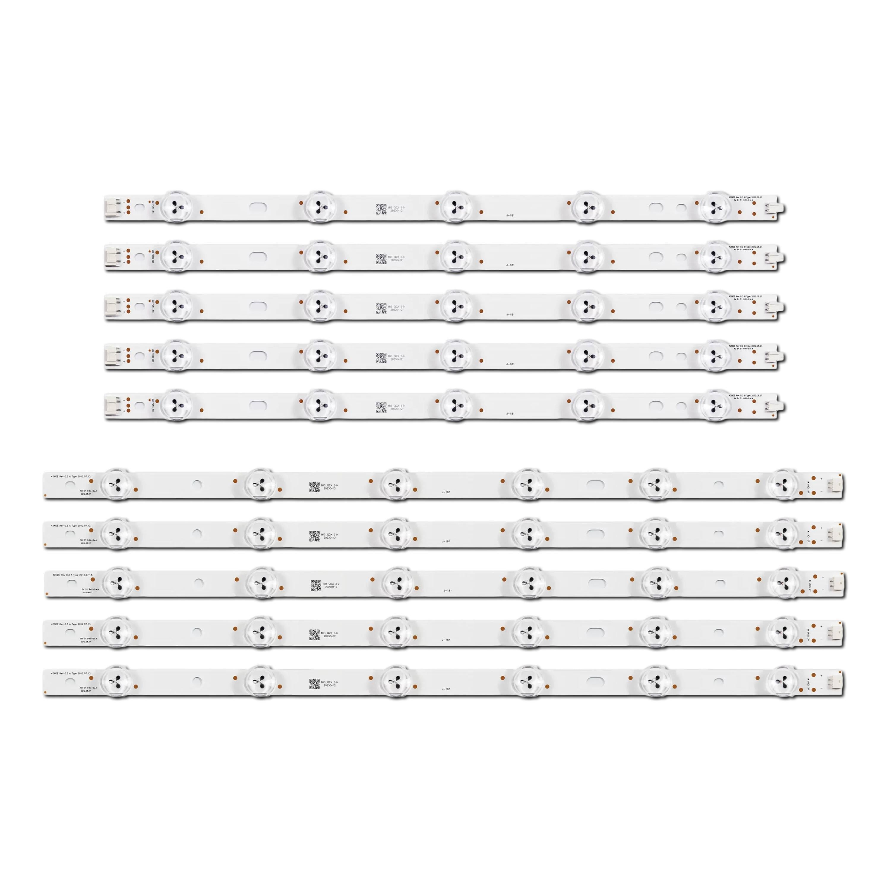 Комплект LED подсветки для TV LG innotek 42″ NDE rev 0.3 A+B 42NDE Rev 0.3, SVL420A60-A/B-TYPE-Rev0.4-6/5-120704 42" 10 шт. (ART-14858)