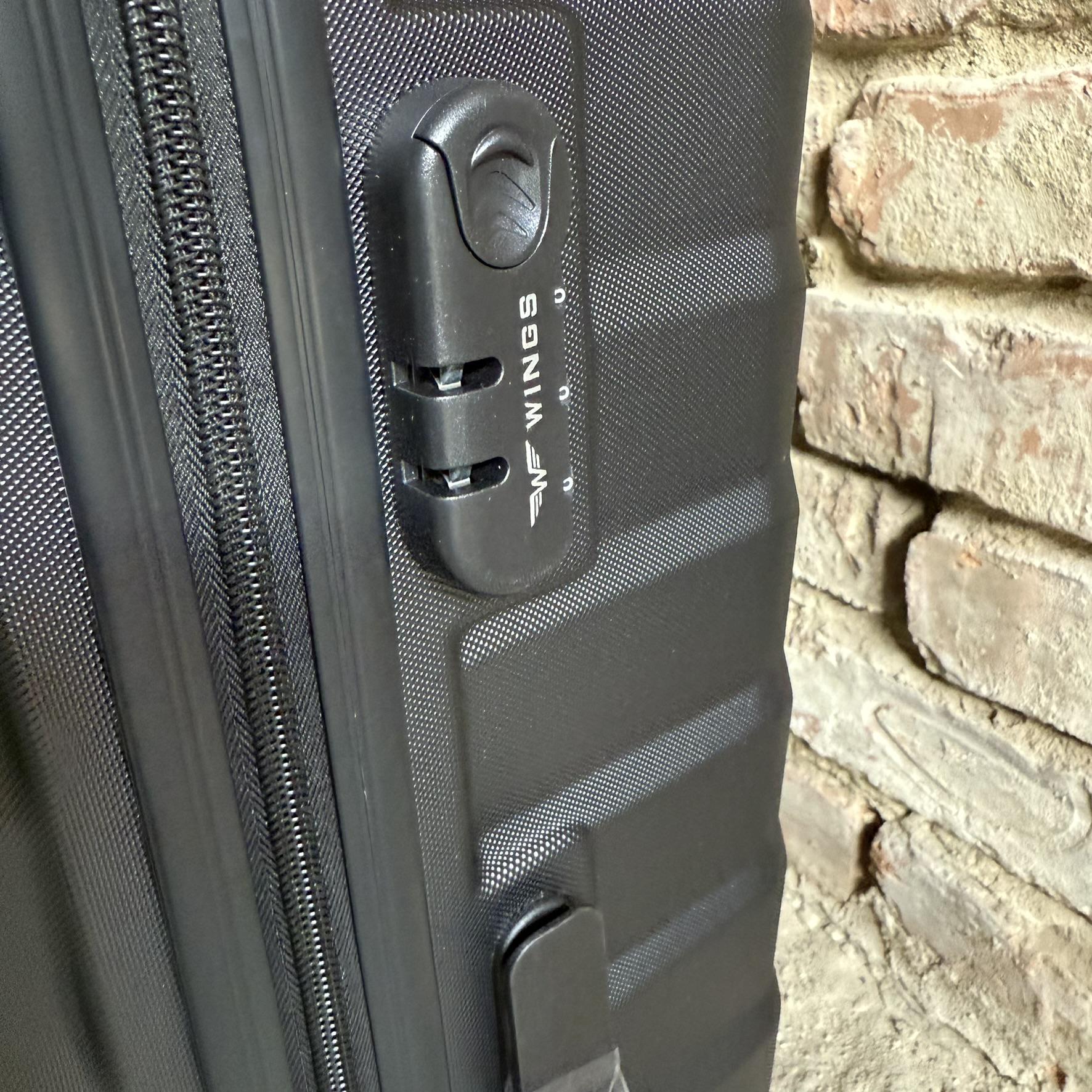 Чемодан Wings PEA01 дорожный L Черный (26557306) - фото 7