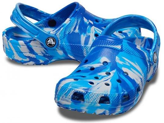 Крокси чоловічі Crocs Classic Marbled Clog р. 46-47 Синій (24289) Крокси чоловічі Crocs Classic Marbled Clog р. 46-47 Синій (24289)