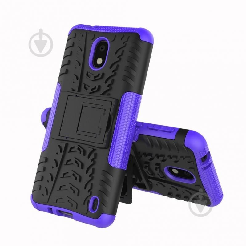 Чехол Armor Case для Nokia 2 Фиолетовый (hub_dMHl15501)