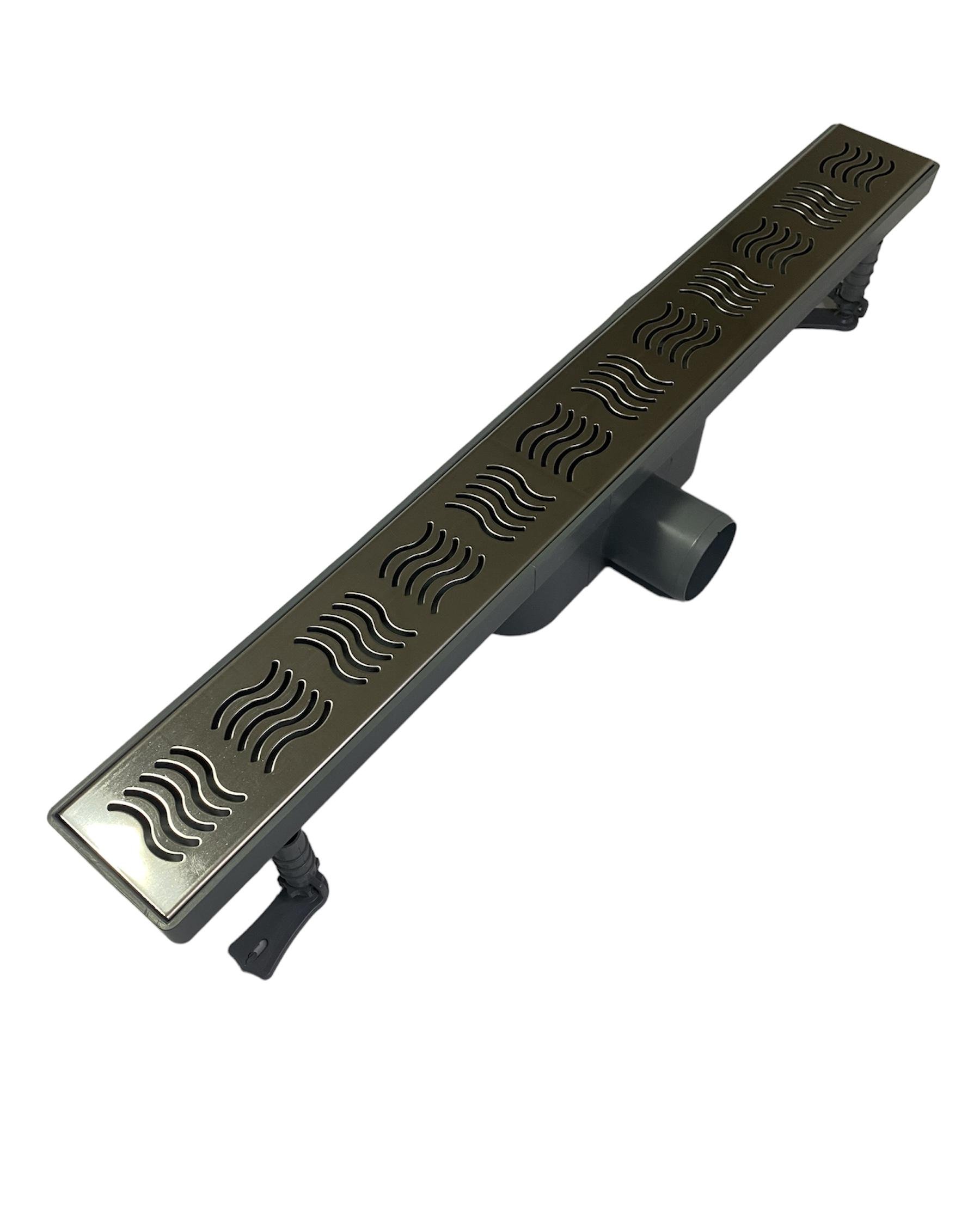 Трап лінійний MAXIFLOW Сlassik Line з решіткою хвиля 60 см (4012.0Y050K.060)