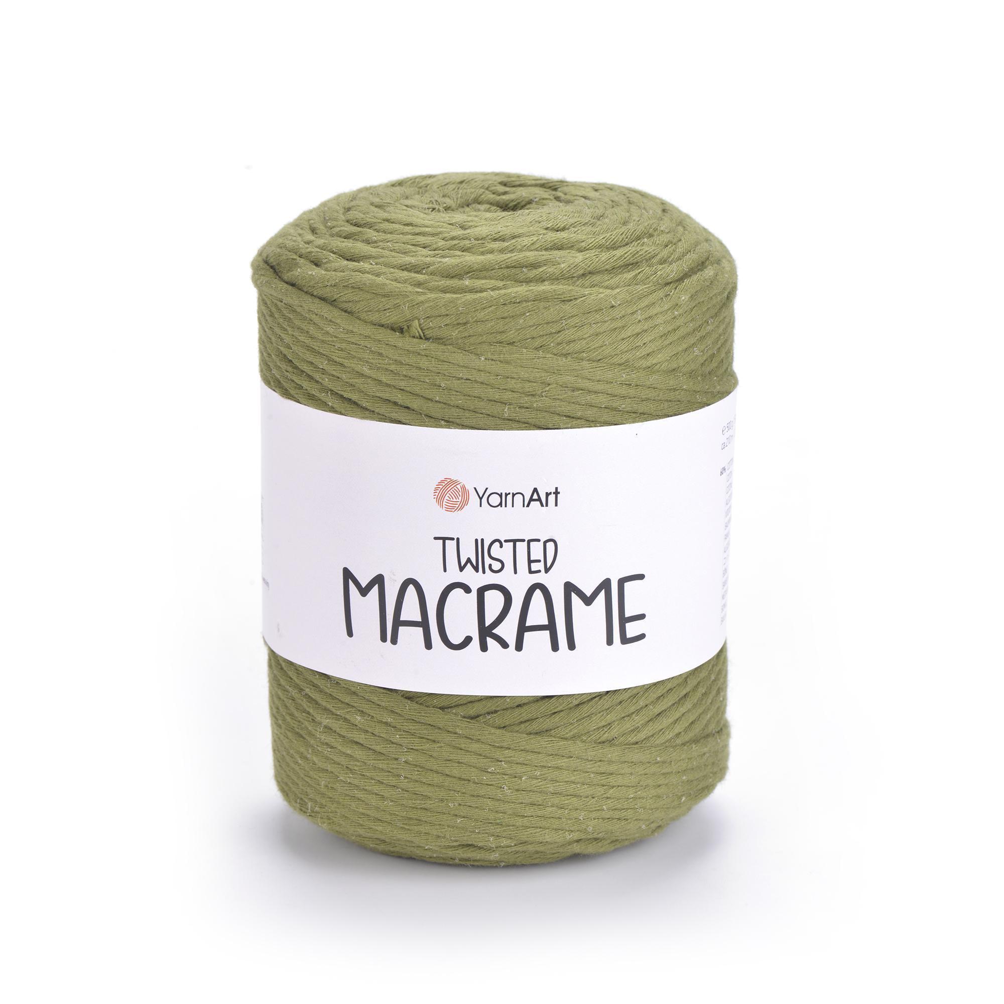 Шпагат для макраме Twisted Macrame 4 мм 500 г Зеленый №787 Шпагат для макраме Twisted Macrame 4 мм 500 г Зеленый №787