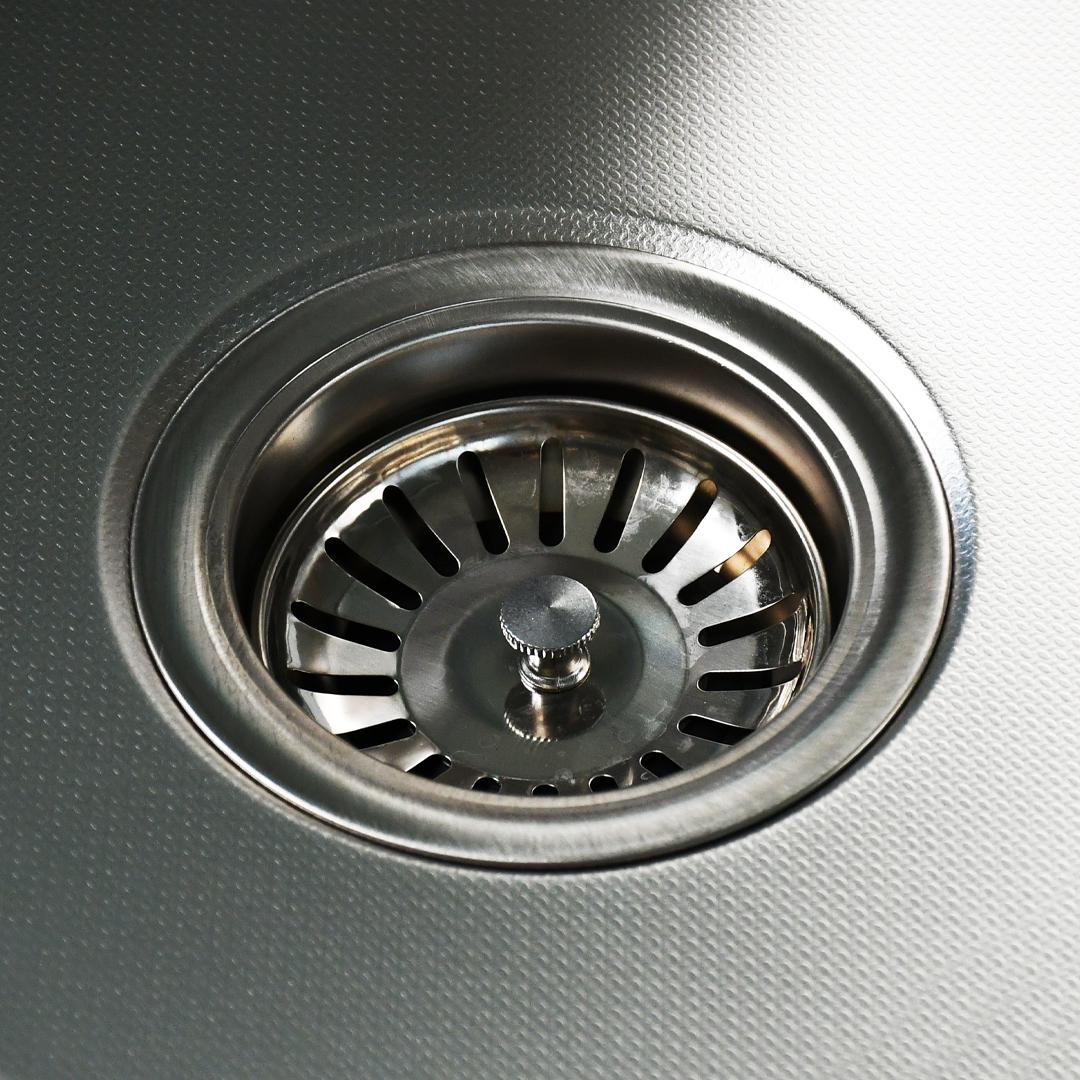 Мойка кухонная Lemax нержавеющая сталь декор сифон (LE-5014 DE) - фото 2 Мойка кухонная Lemax нержавеющая сталь декор сифон (LE-5014 DE) - фото 2