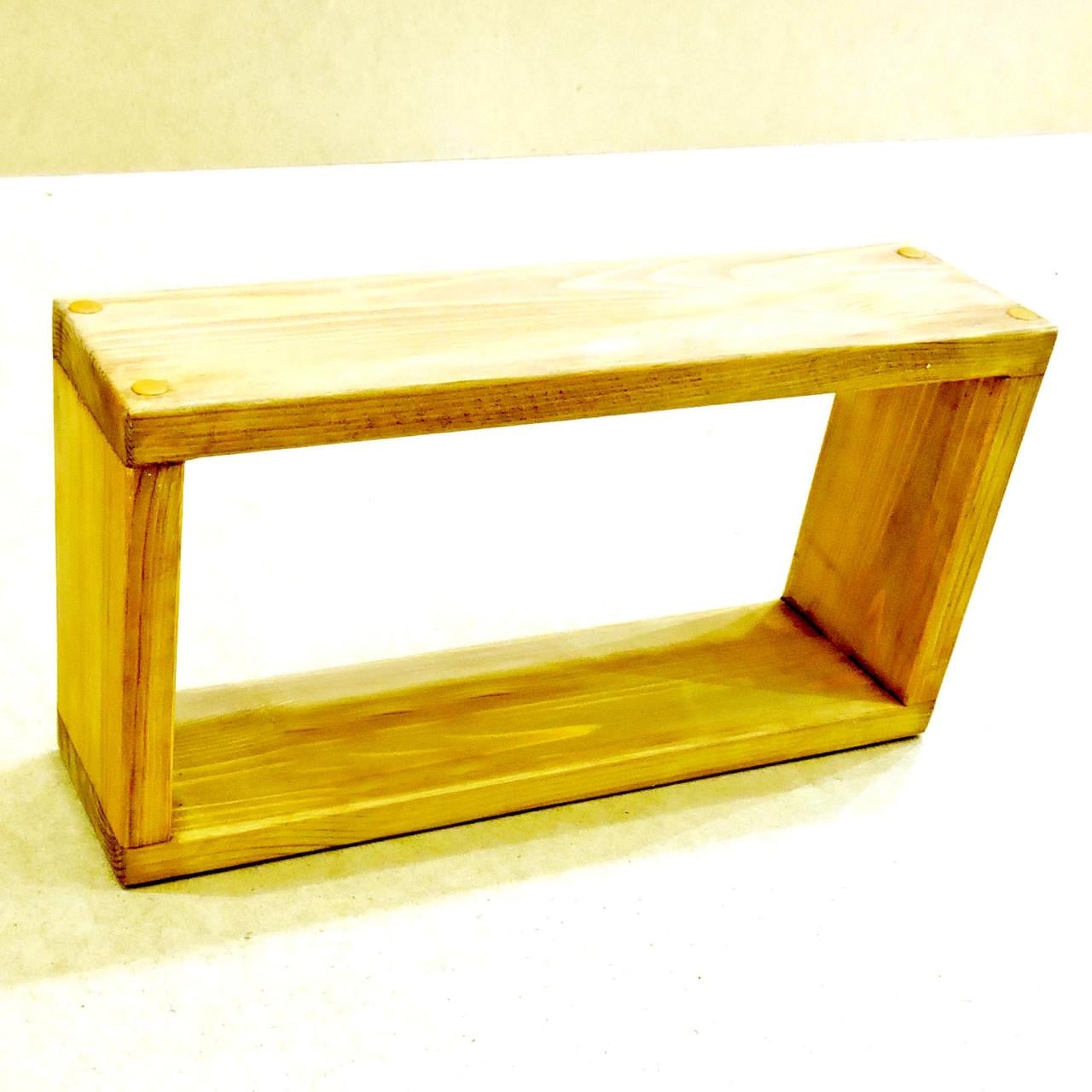 Полка настенная из дерева Алмас 20х39 см Карри (НСП-391603)