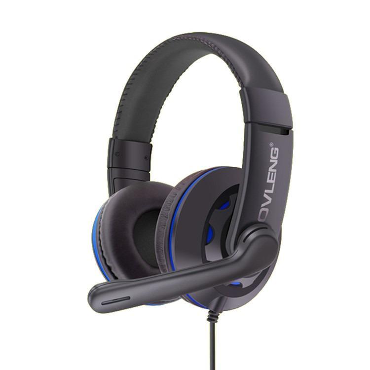 Наушники проводные Ovleng X5-3.5 Black-Blue (ca7a7aaf)