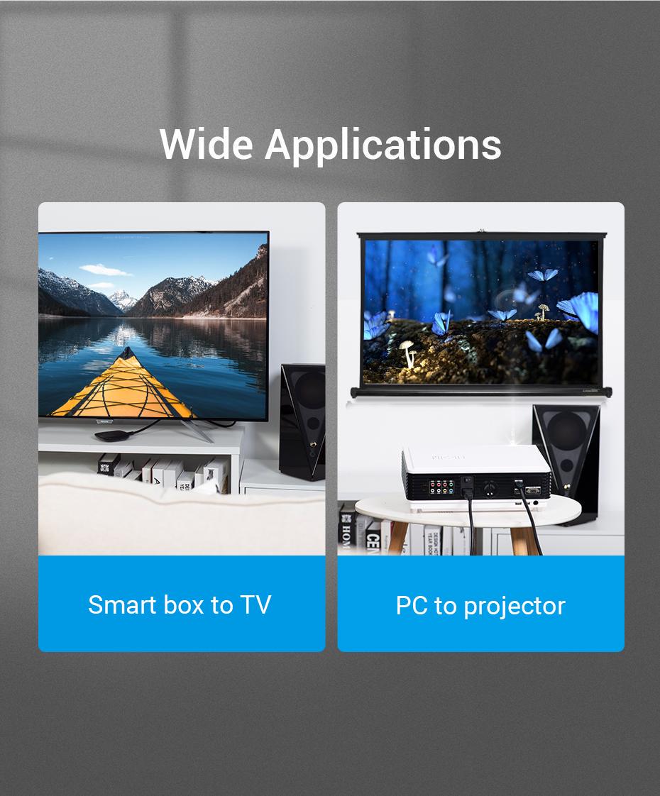 Кабель Vention HDMI 2.1 4K 120Hz 48 Гбіт/с Dolby Vision Dynamic HDR eARC HDCP 2.3 Dolby Atmos 10 м Чорний (AANBL) - фото 12