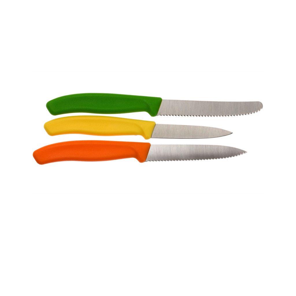 Набір ножів Victorinox SwissClassic Paring Set 3 шт. Різнокольоровий (6.7116.31G) - фото 4