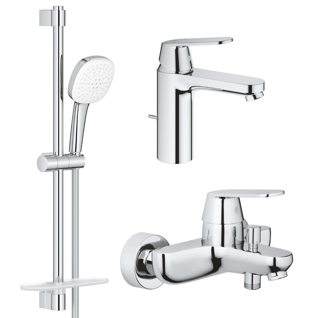 Набор смесителей для ванны Grohe Eurosmart Cosmopolitan UA126112M3 Хром (229992)